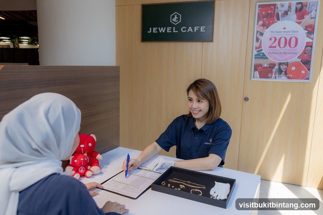 Jewel Cafe Staff Assisting Customer