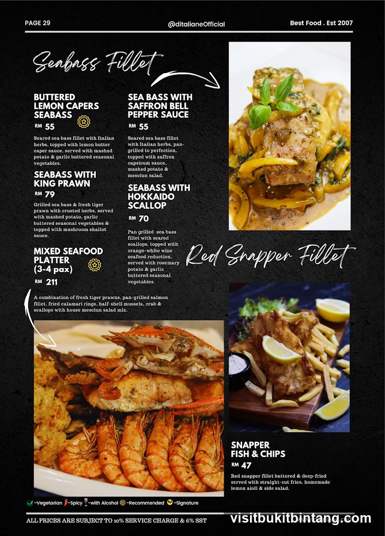 Seabass Fillet & Red Snapper Fillet
