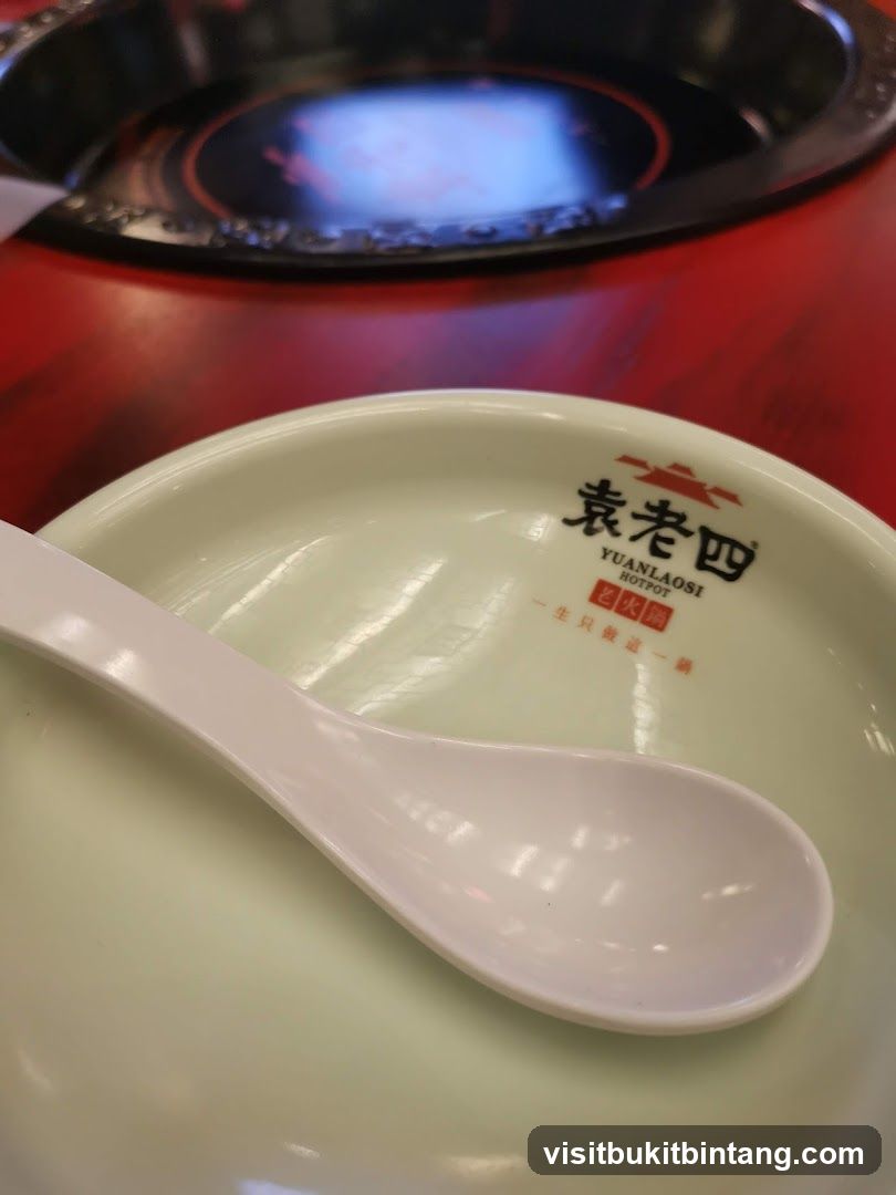 Hot Pot Restaurant Table Setting