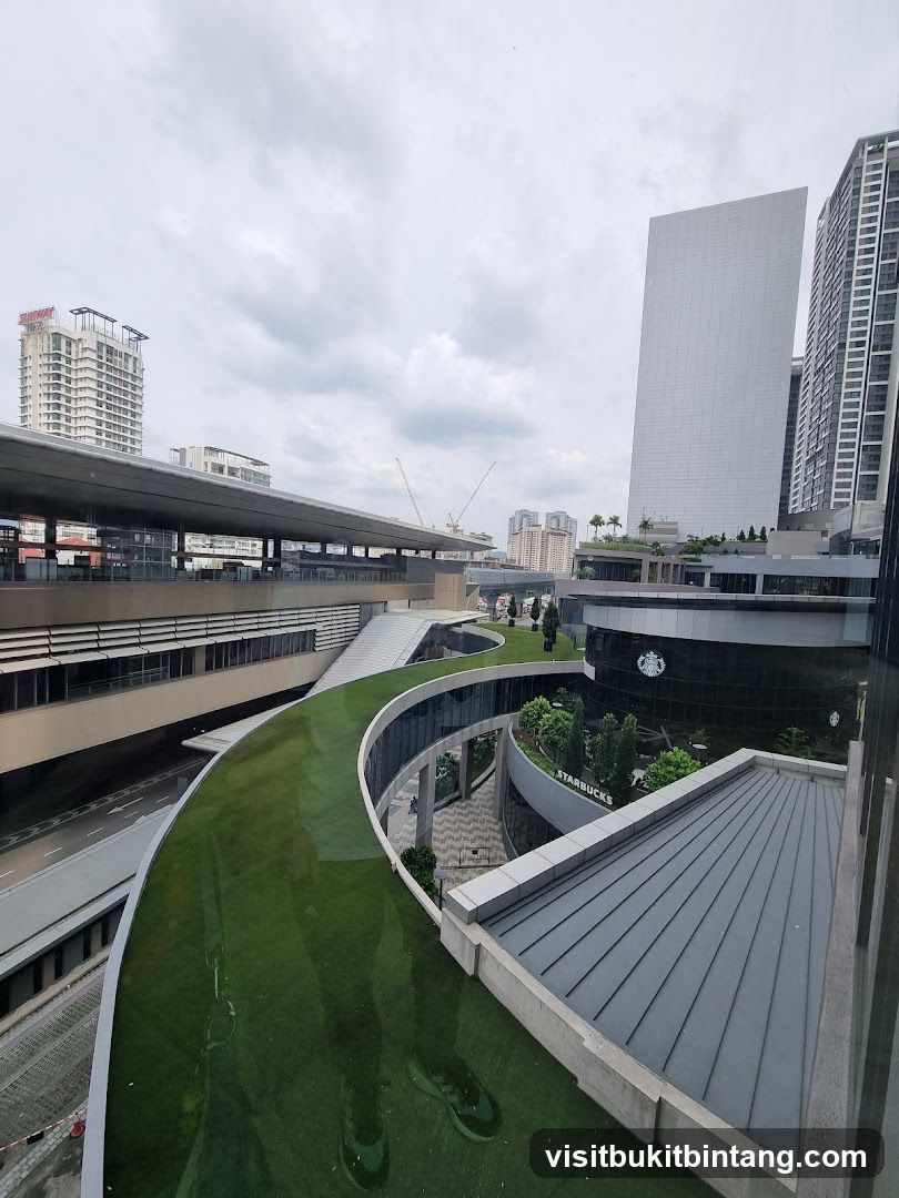 Modern Urban Landscape with Starbucks