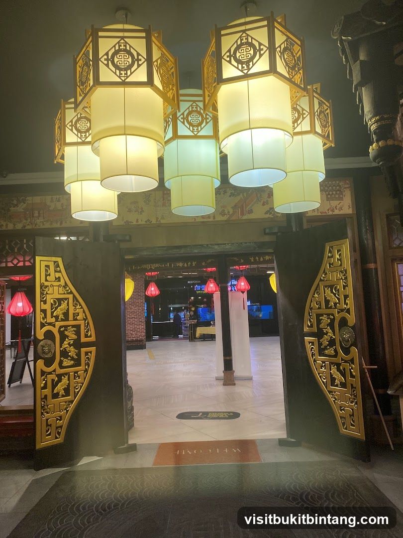 Restaurant Entrance with Lanterns