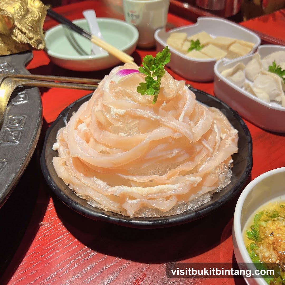 Thinly Sliced Meat Dish