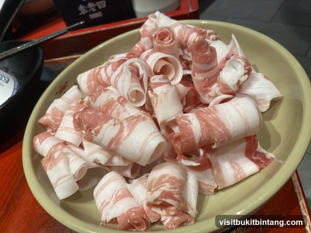 Rolled Sliced Pork Belly
