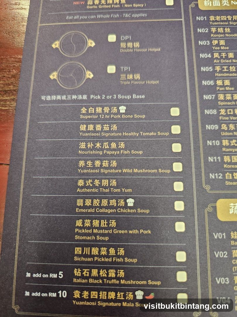 Soup Bases and Noodles