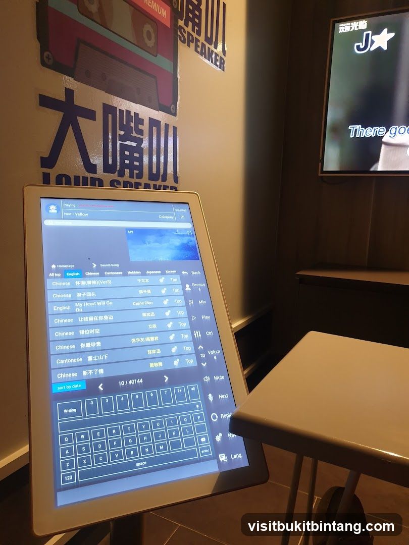 Karaoke Song Selection Tablet