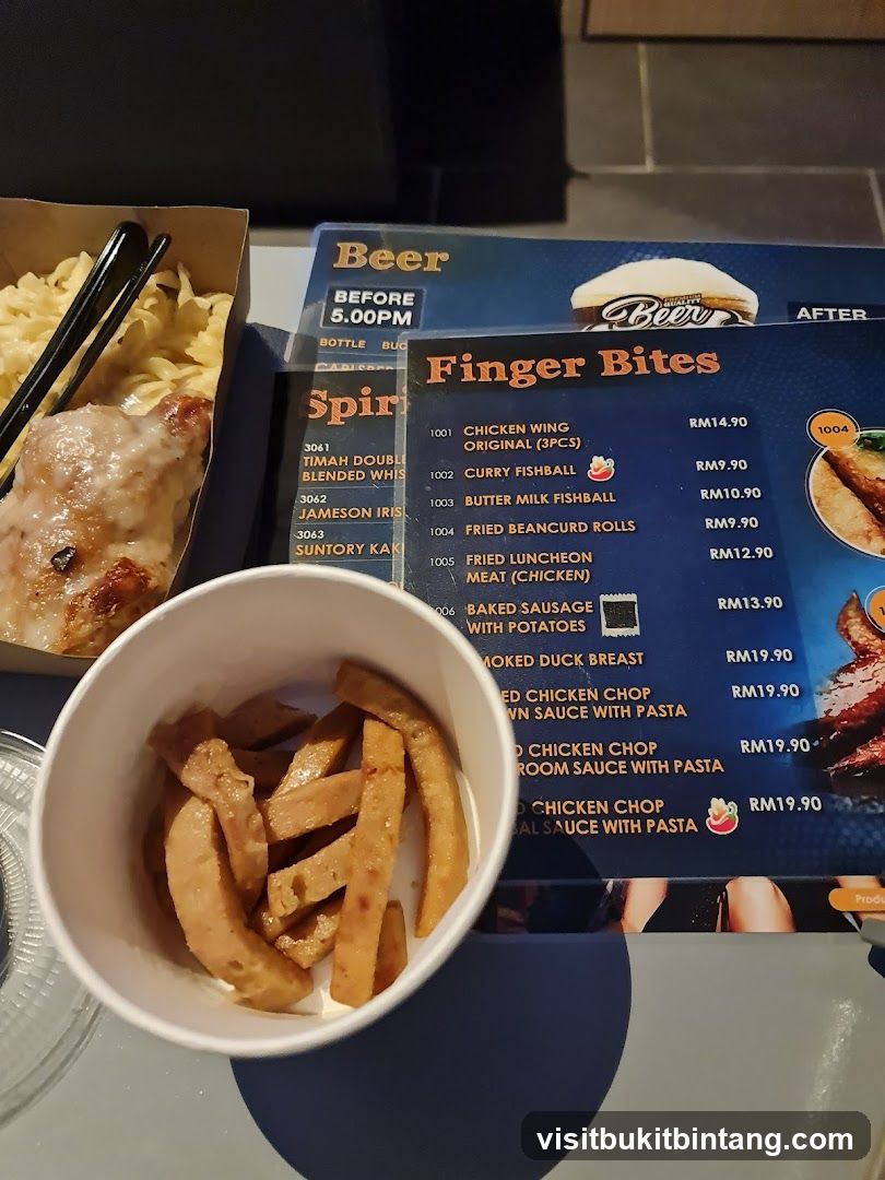 Finger Bites Menu