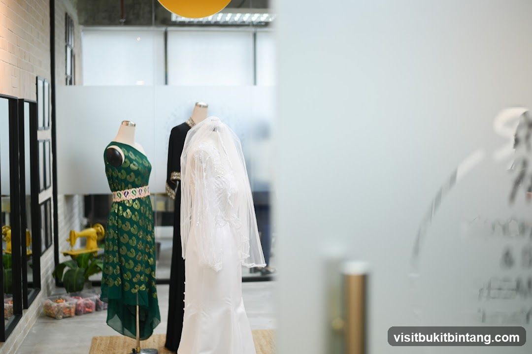 Mannequins Displaying Dresses
