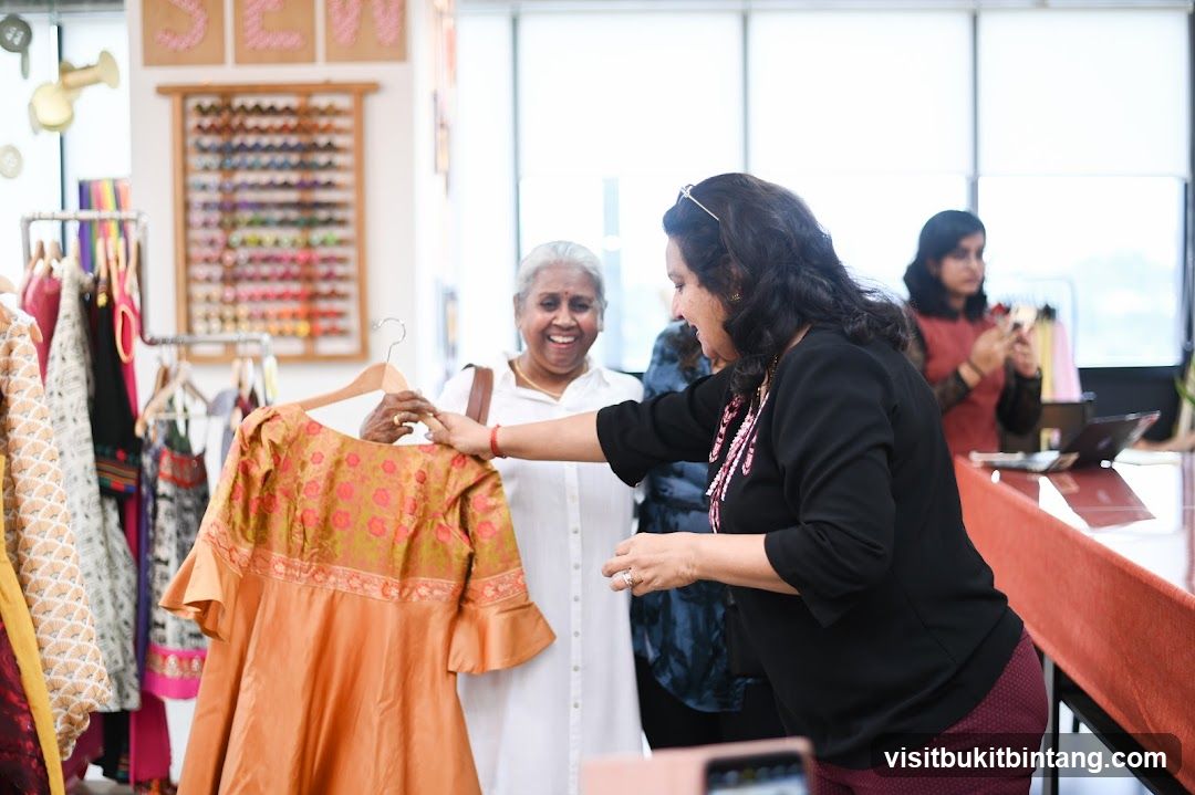 Women shopping for clothing