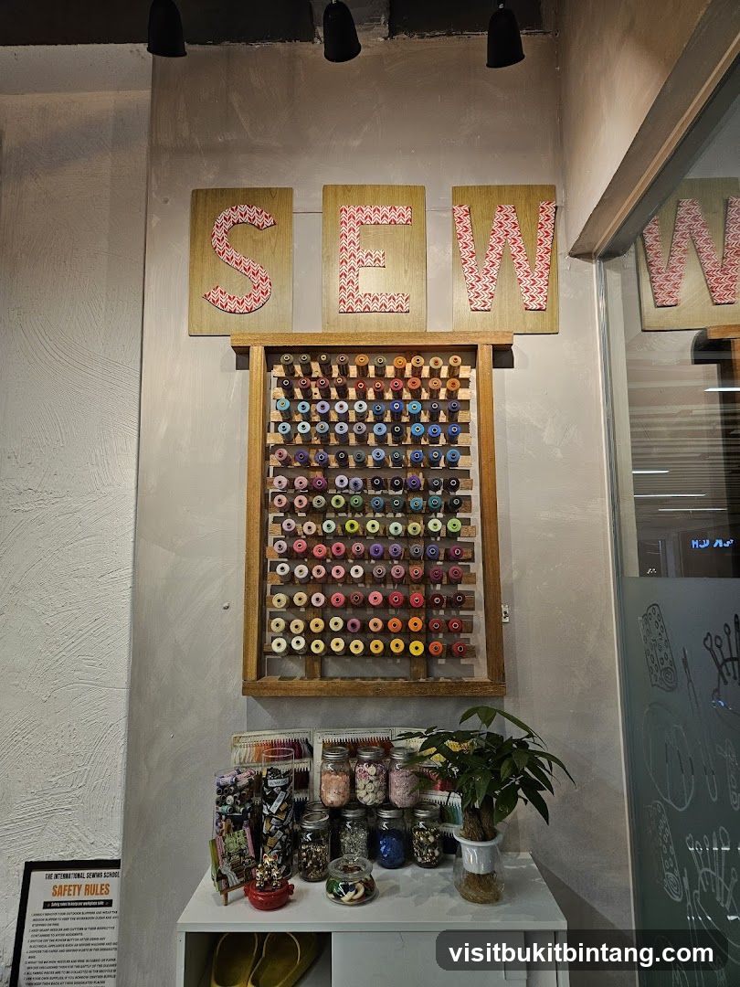Sewing Supplies Display