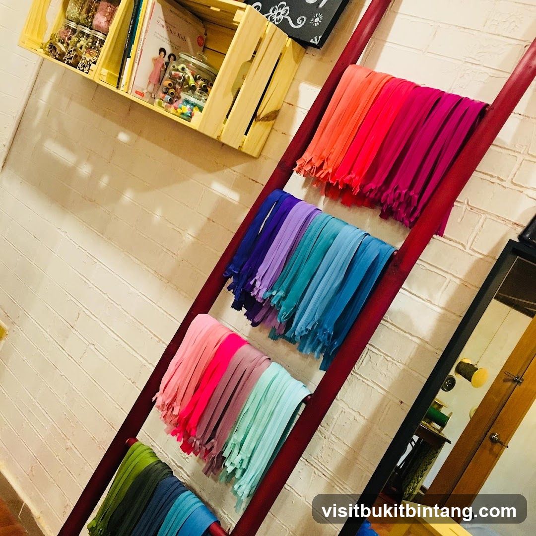 Colorful Zippers Display