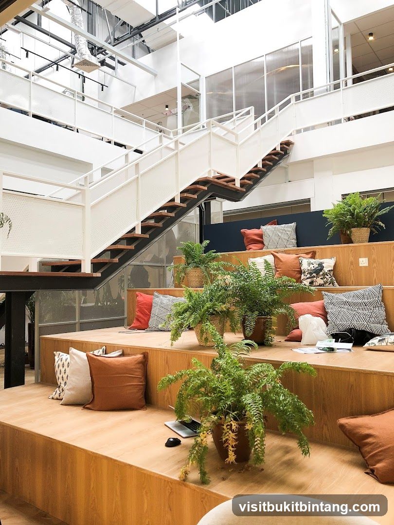 Modern Office Seating Area