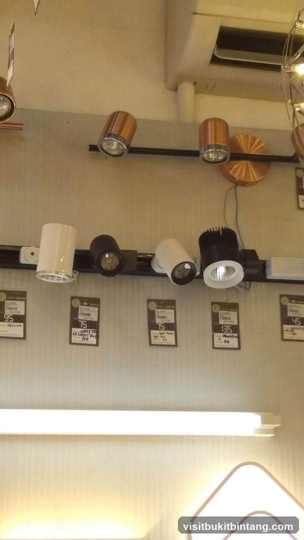Track Lighting Display