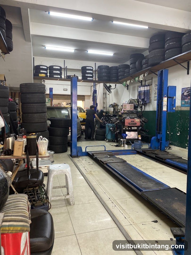 Tire Shop Interior
