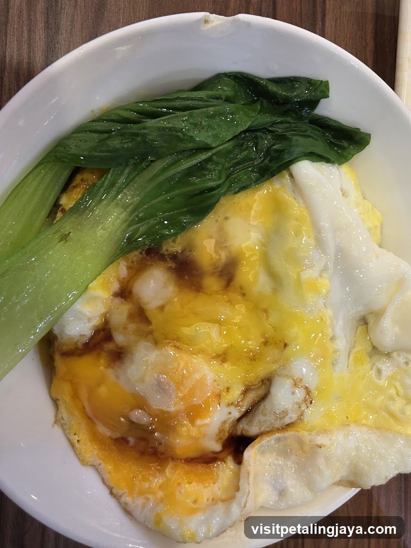 Fried Egg with Bok Choy Bowl