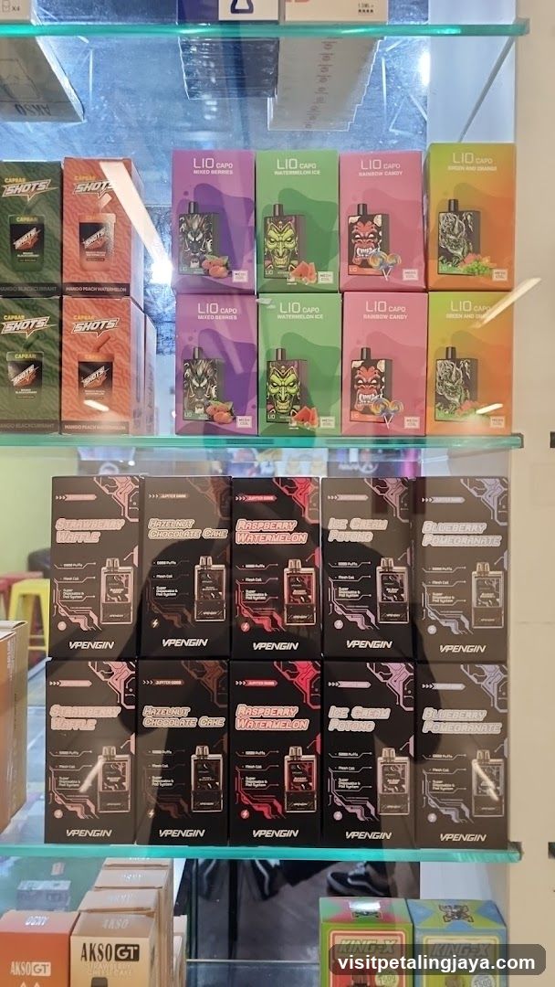 Vape Product Display Shelf