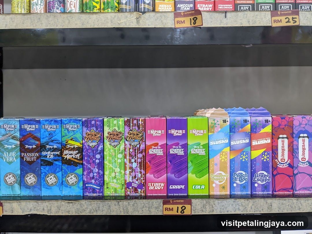 E-liquid Display Shelf