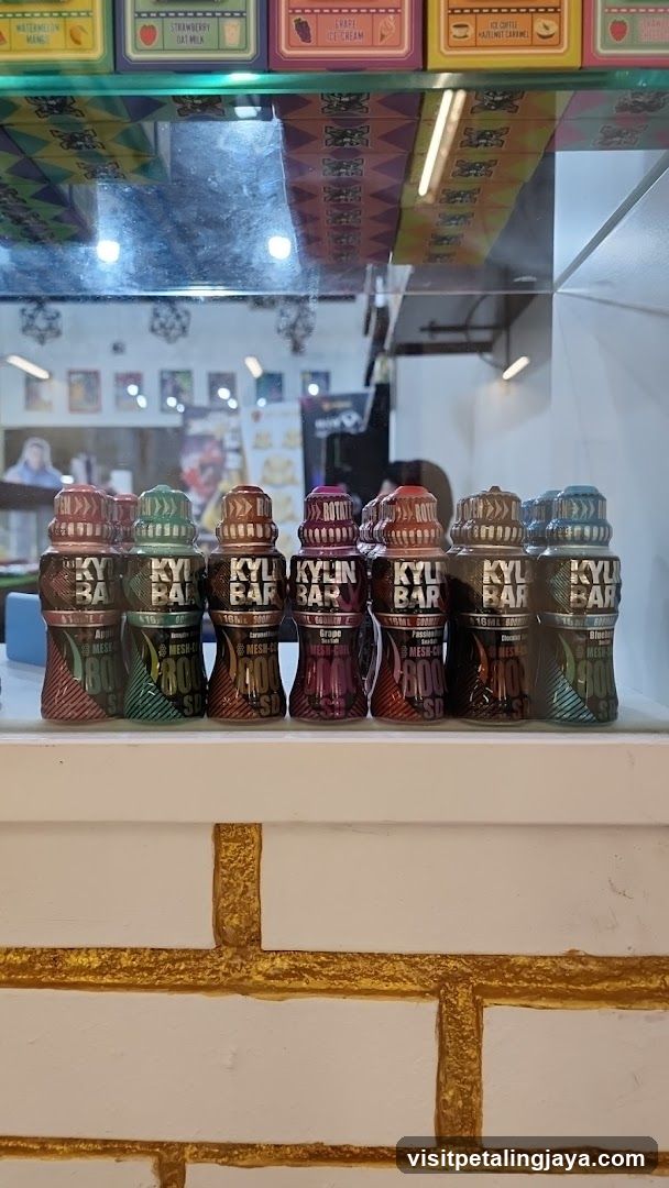 Kylin Bar Bottles Display