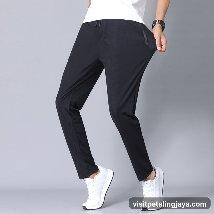 Men's Black Athletic Pants