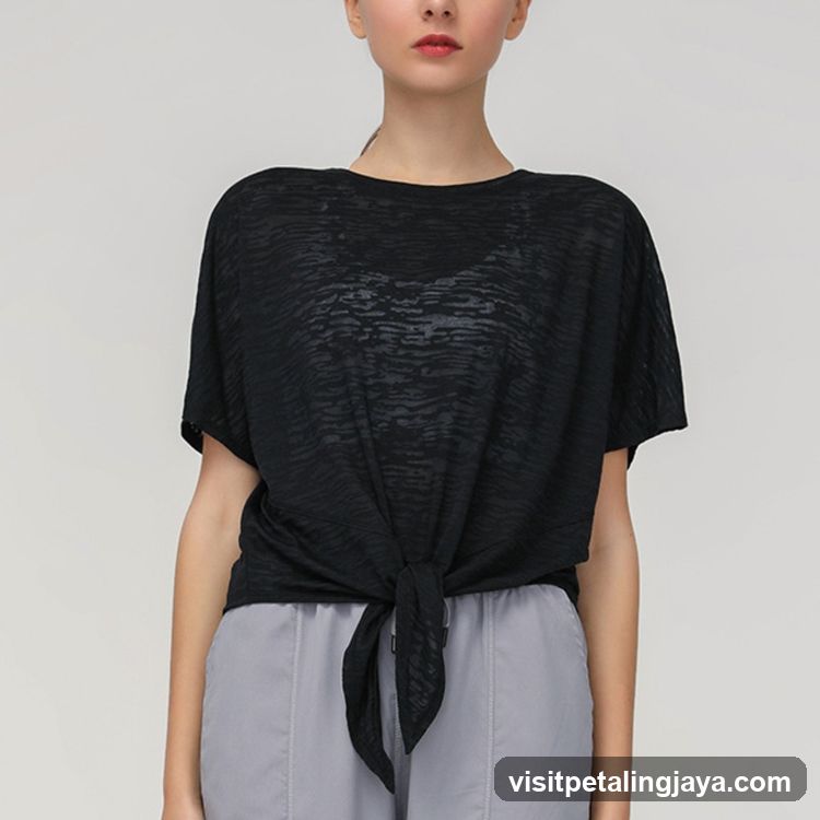 Black Knotted T-Shirt