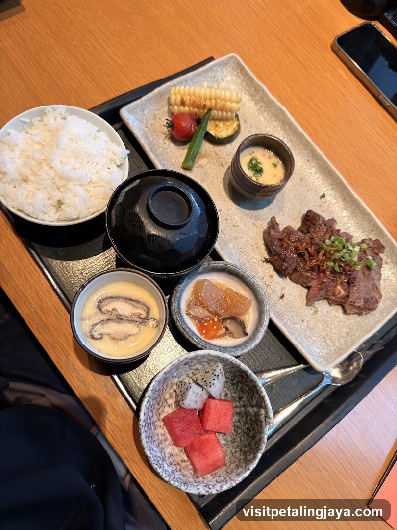 Japanese-style meal set