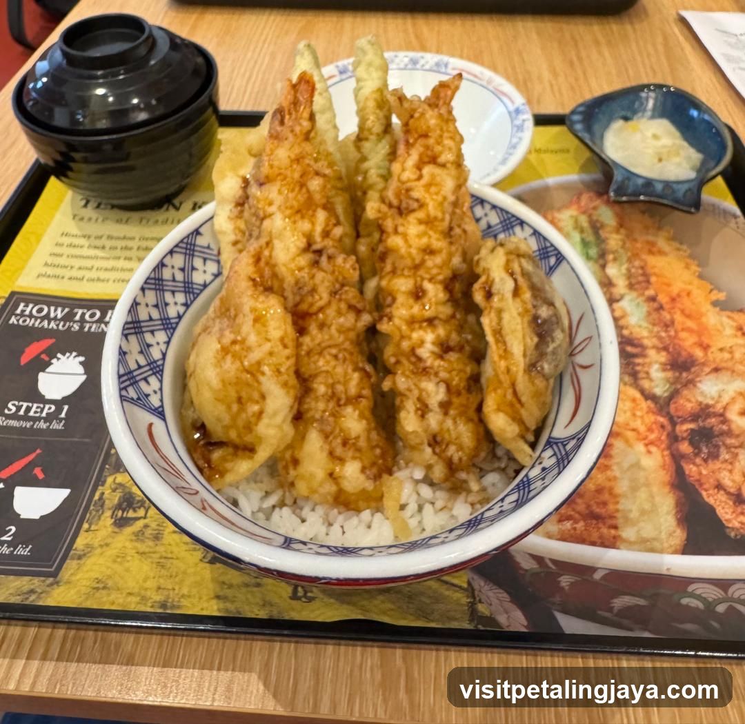 Tempura Rice Bowl Meal