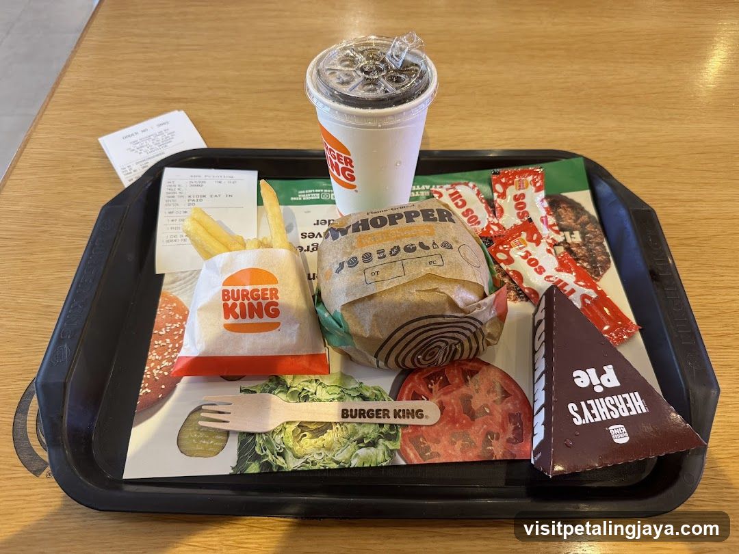 Burger King Meal Tray