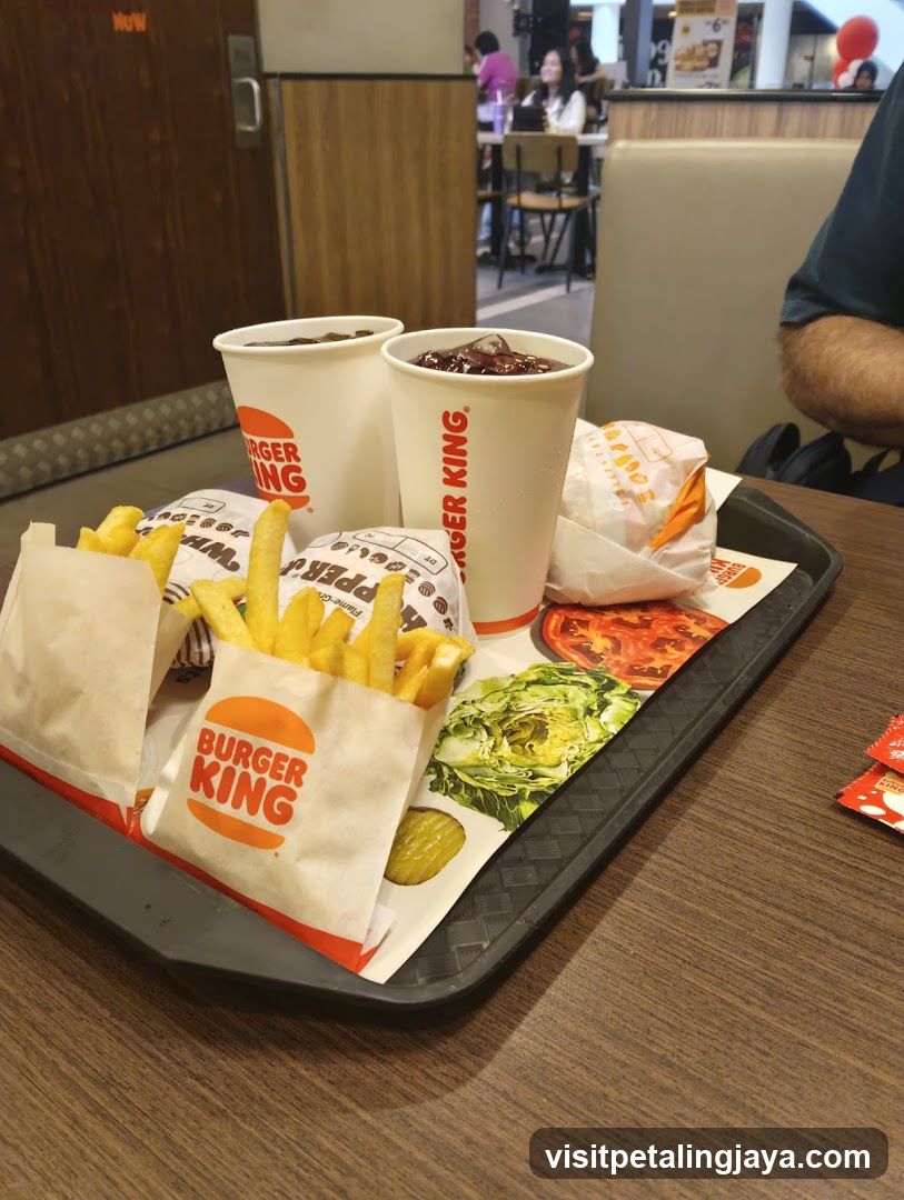 Burger King Meal Tray