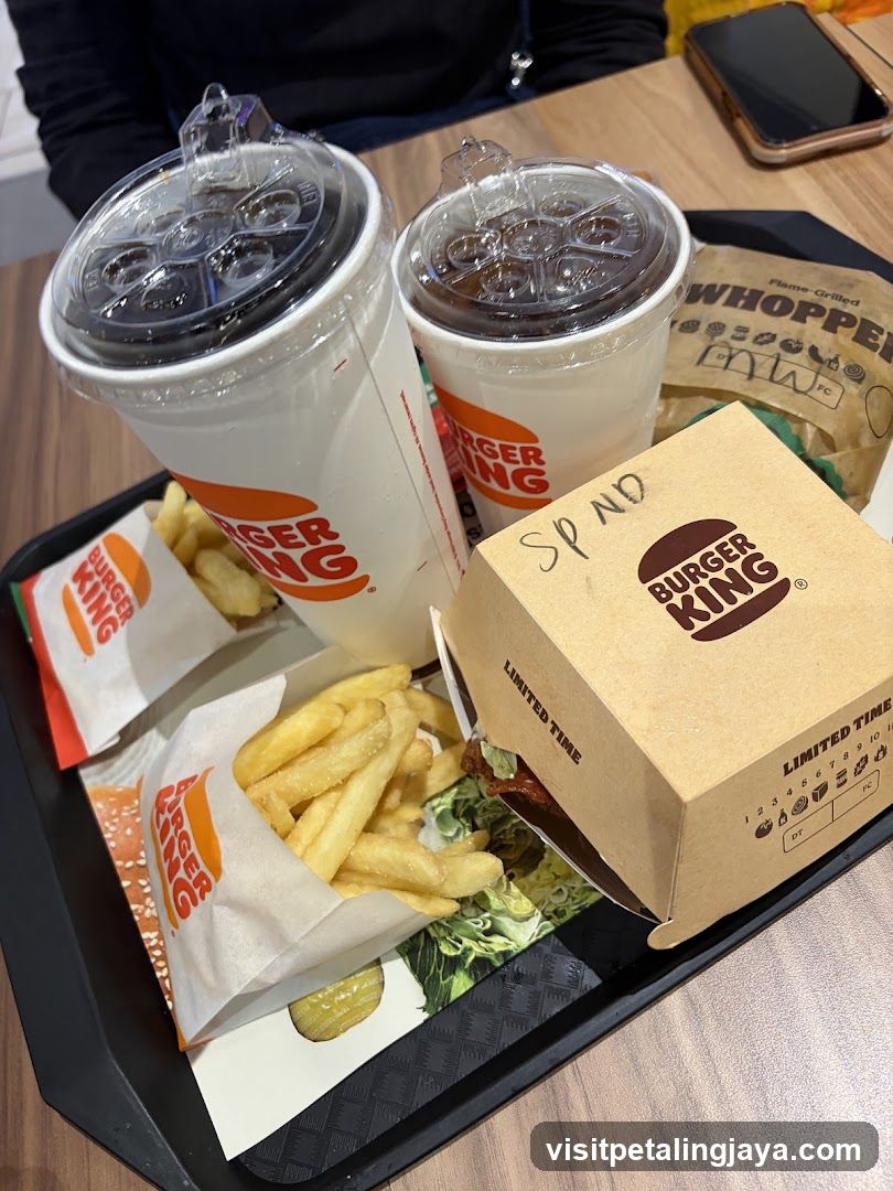 Burger King Meal Tray