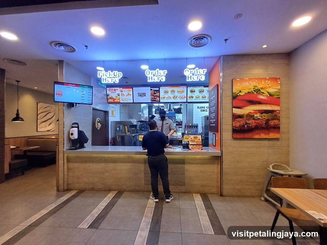 Fast Food Counter Interior