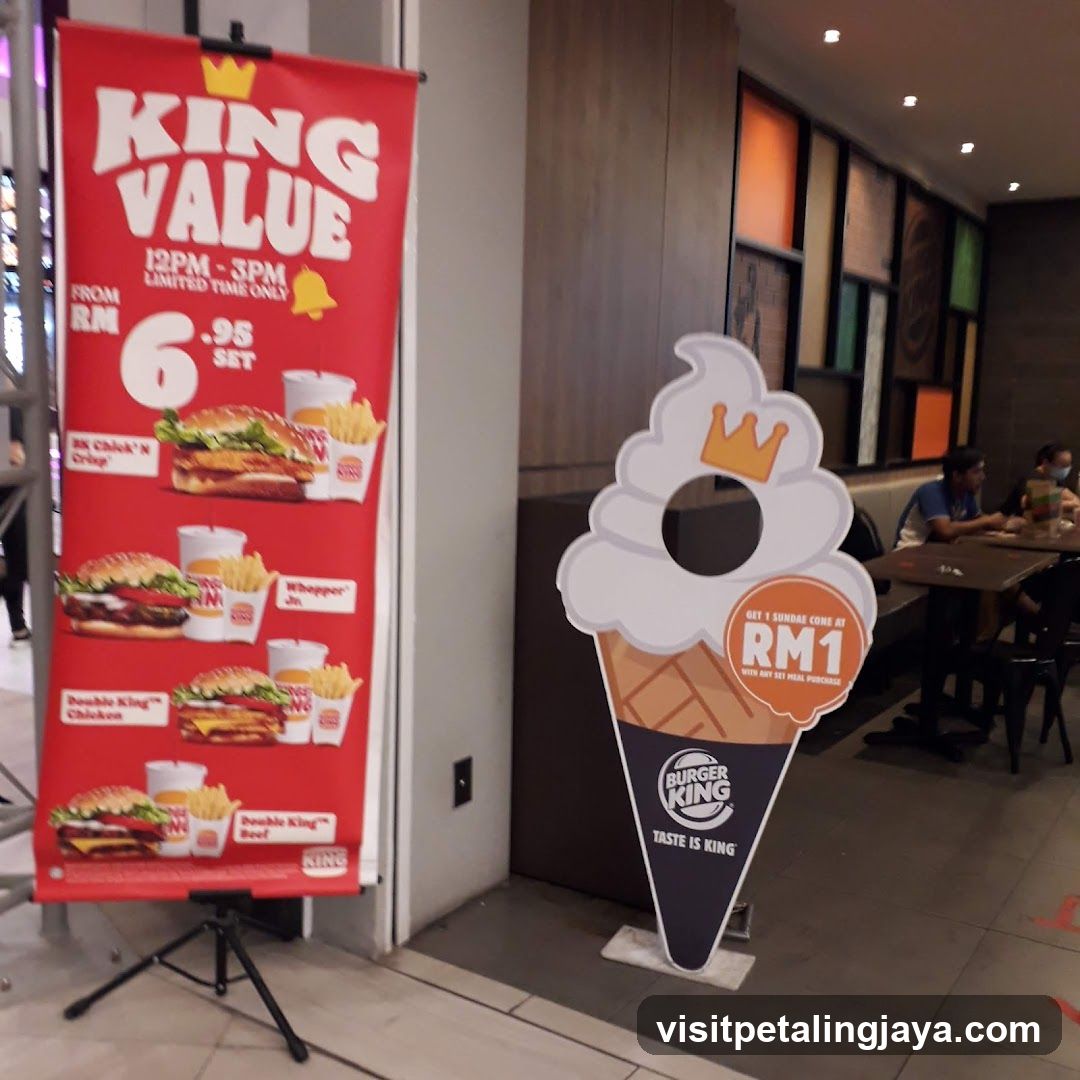 Burger King Promotion Display