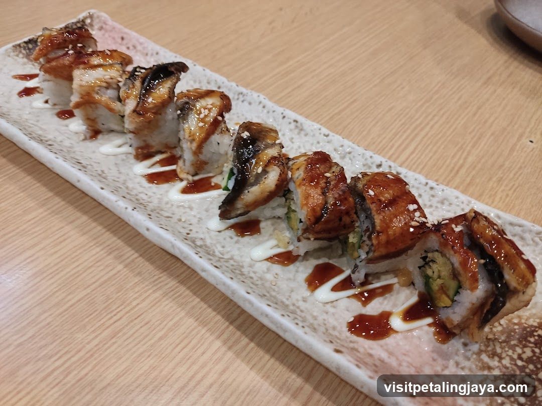Eel Sushi Platter