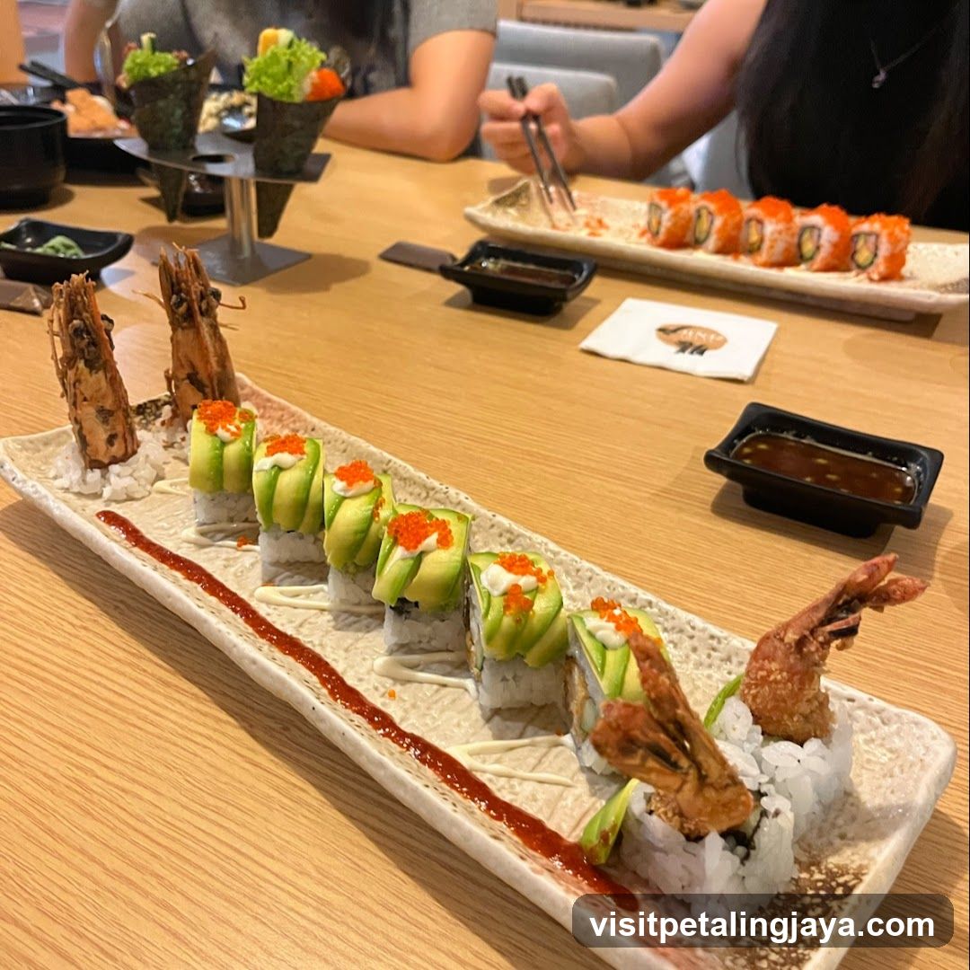 Sushi Platter at Restaurant