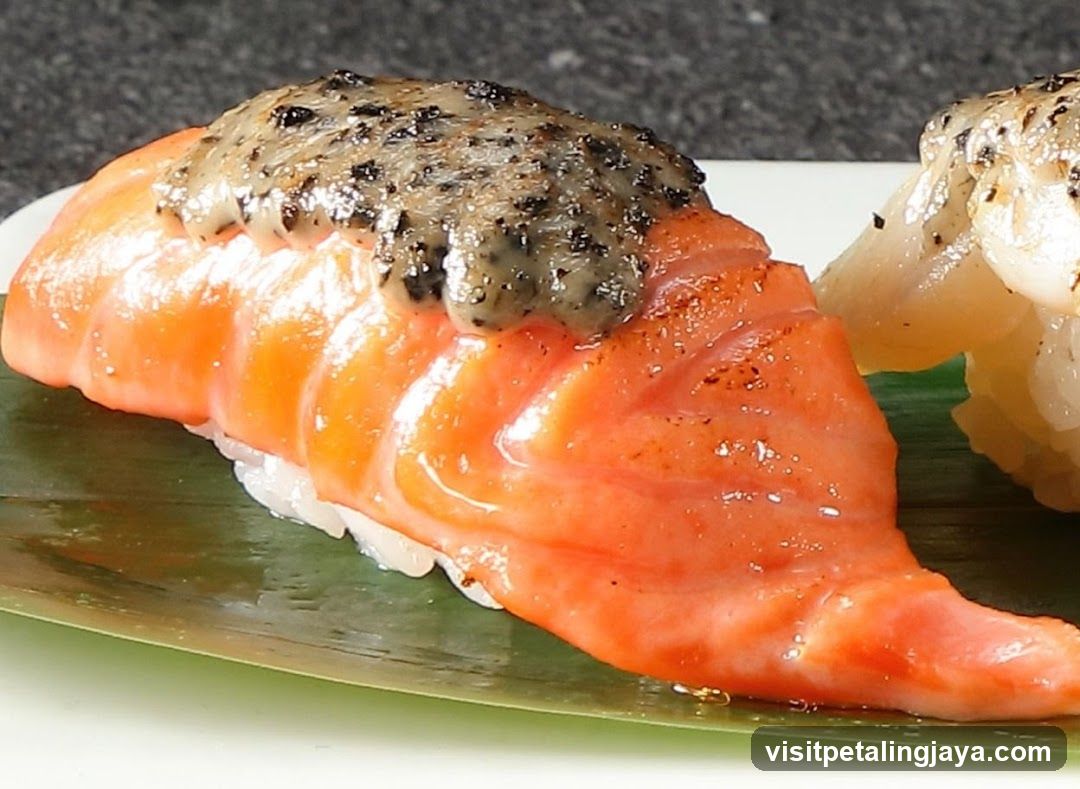 Sushi with Salmon and Tuna