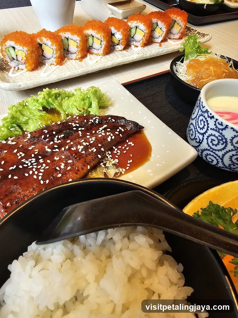 Sushi and Eel Meal