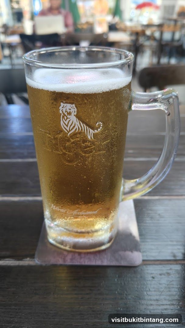 Beer Mug with Tiger Logo