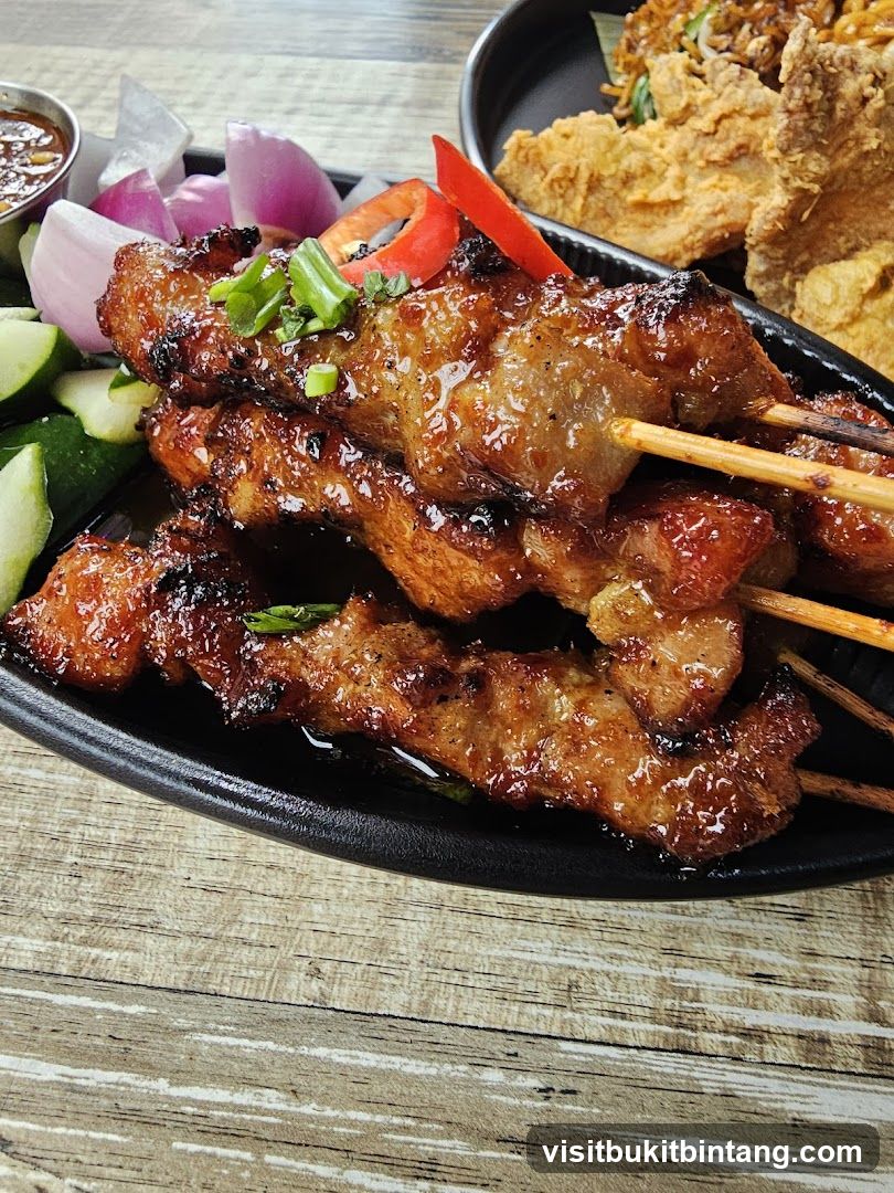 Pork Skewers with Accompaniments