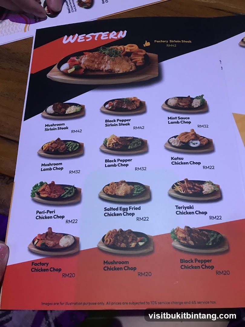 Western Menu