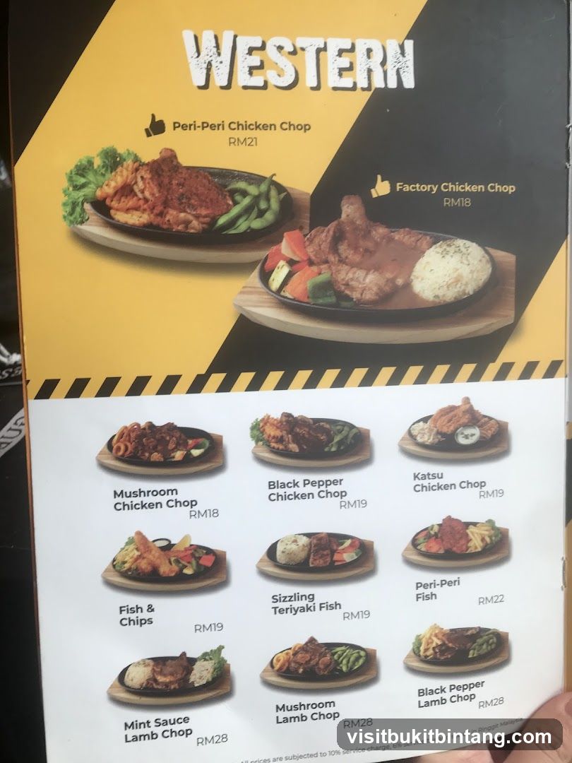Western Menu