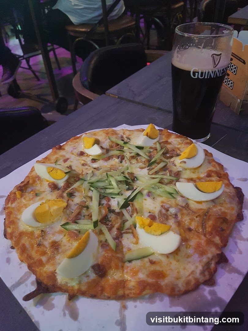 Pizza and Guinness Beer