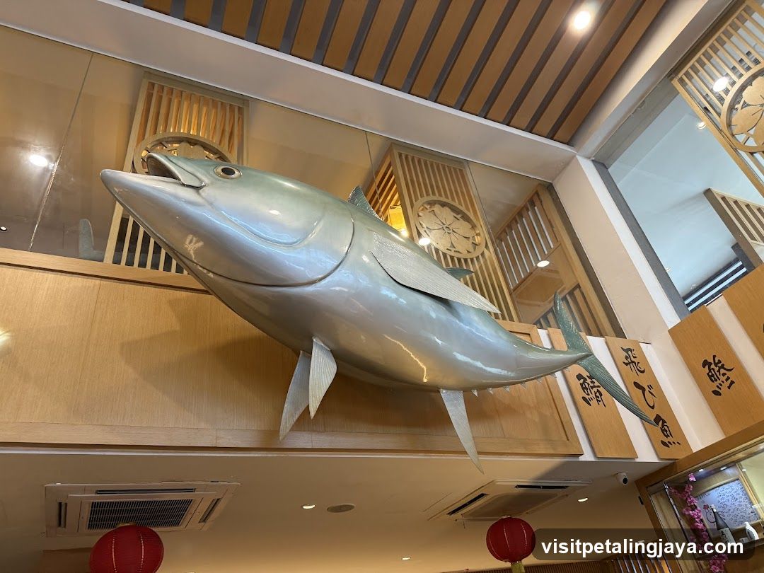 Tuna Display in Restaurant Interior
