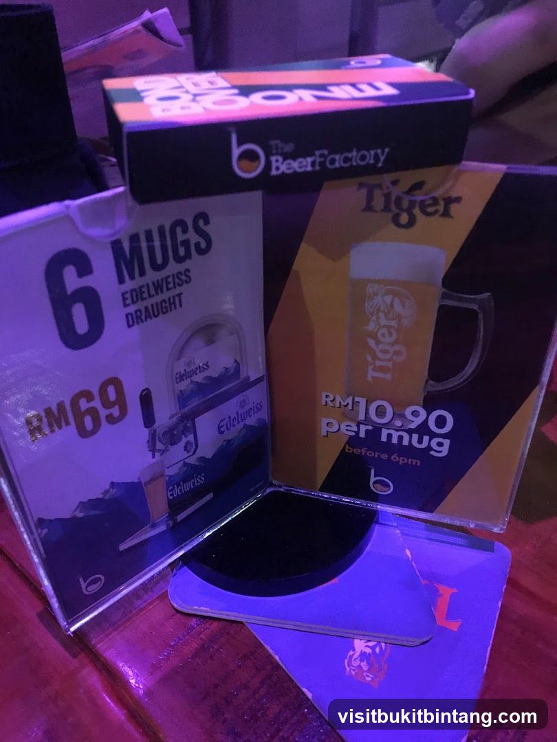 Beer promotions
