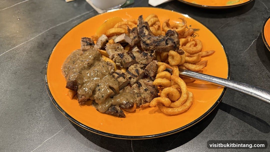 Grilled Meat Platter with Fries