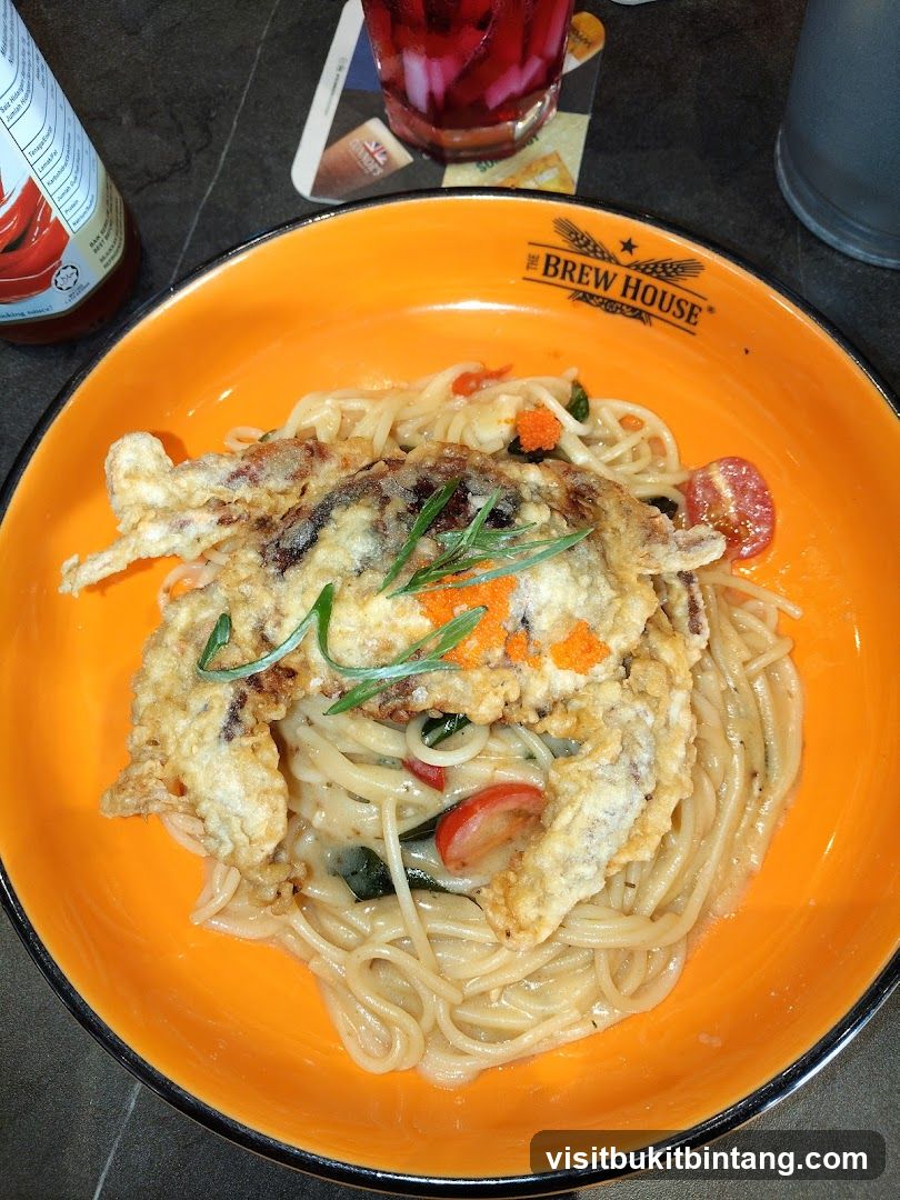 Soft Shell Crab Spaghetti