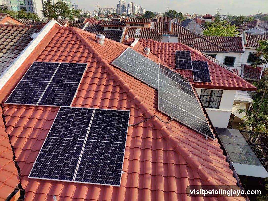 Solar Panels on Residential Roof