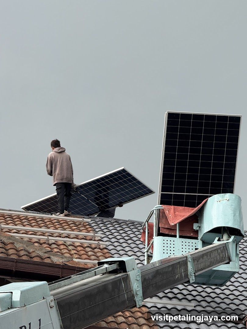 Solar Panel Installation on Roof