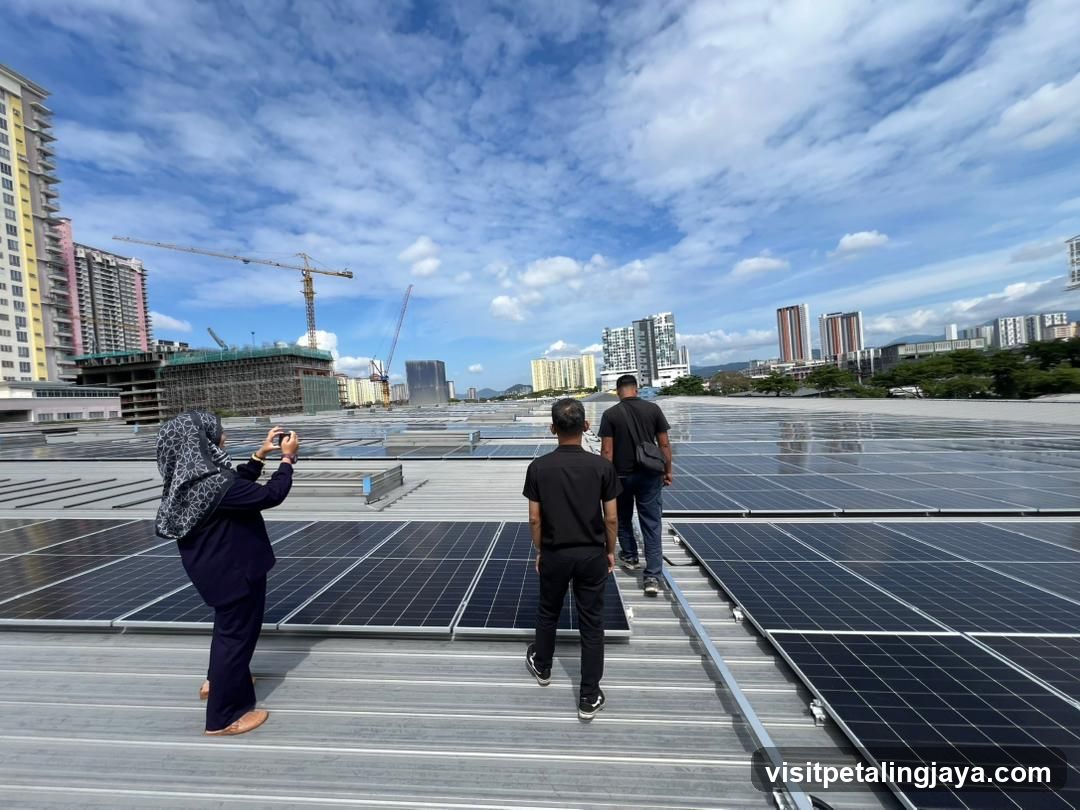 Solar Panel Installation on Rooftop
