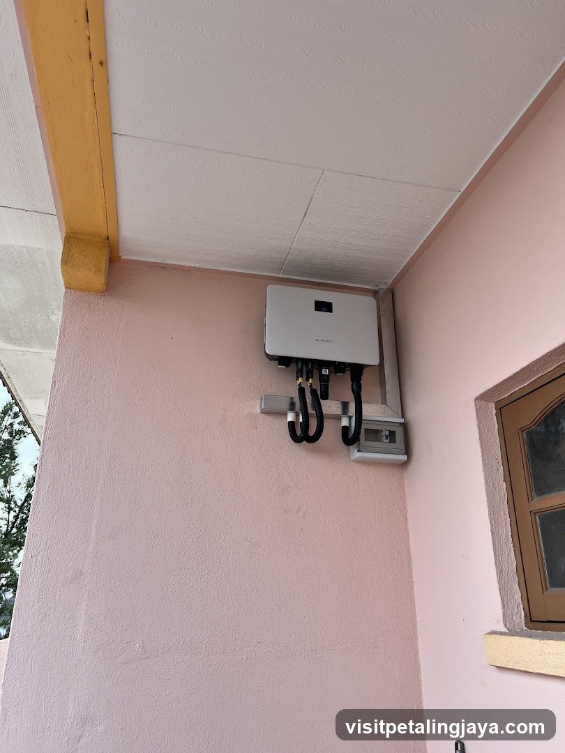 Solar Inverter on Exterior Wall