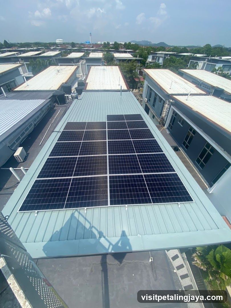 Solar Panels on Roof