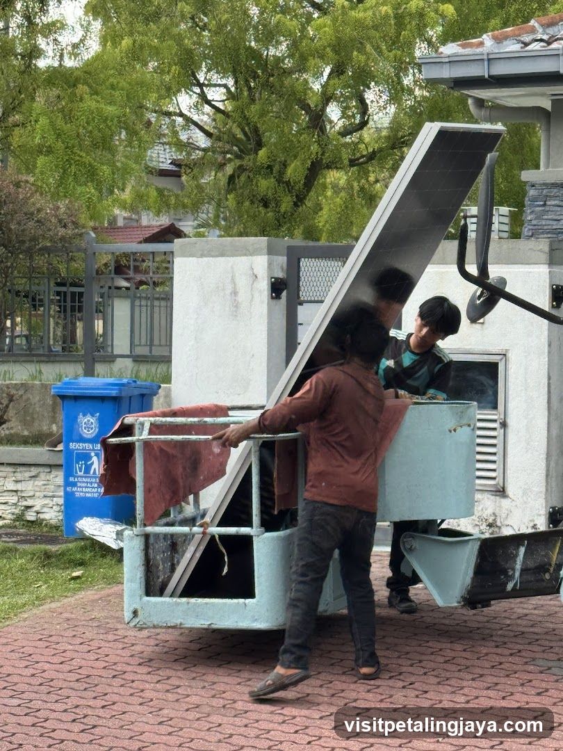 Workers Handling Equipment