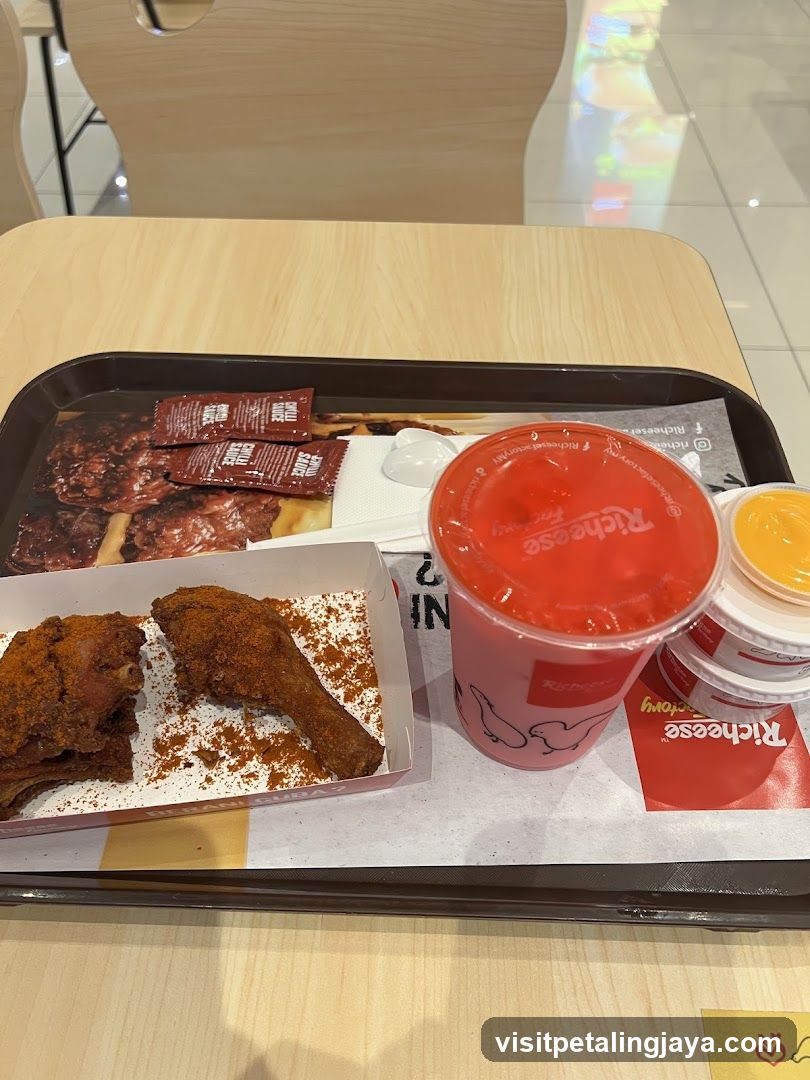 Fried Chicken Meal with Drink